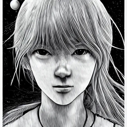 Image similar to asuka langley by Dan Hillier, Junji Ito, hd 8k