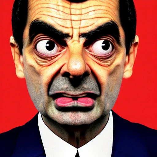 Image similar to mr bean mugshot