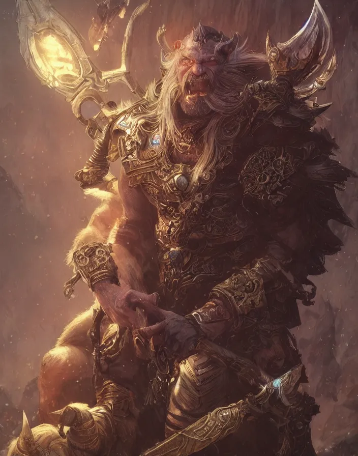 Image similar to Odin, World of warcraft art, fantasy, intricate, cinematic lighting, highly detailed, digital painting, artstation, concept art, smooth, sharp focus, illustration, hyper realism, high detail, octane render, 8k, iridescent accents, art by Akihiko Yoshida, Greg Rutkowski and Alphonse Mucha