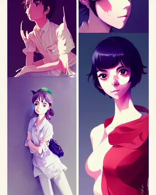 Prompt: high fashion kate micucci, portrait shinkai makoto studio ghibli studio key hideaki anno sakimichan stanley artgerm lau rossdraws james jean marc simonetti elegant highly detailed digital painting artstation pixiv