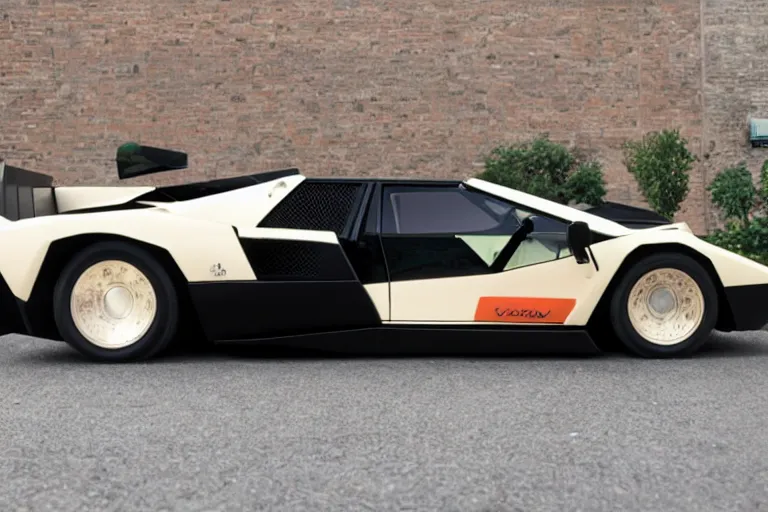 Image similar to wish. com version of a lamborghini countach