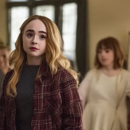 Prompt: sabrina carpenter in the movie lady bird ( 2 0 1 7 )