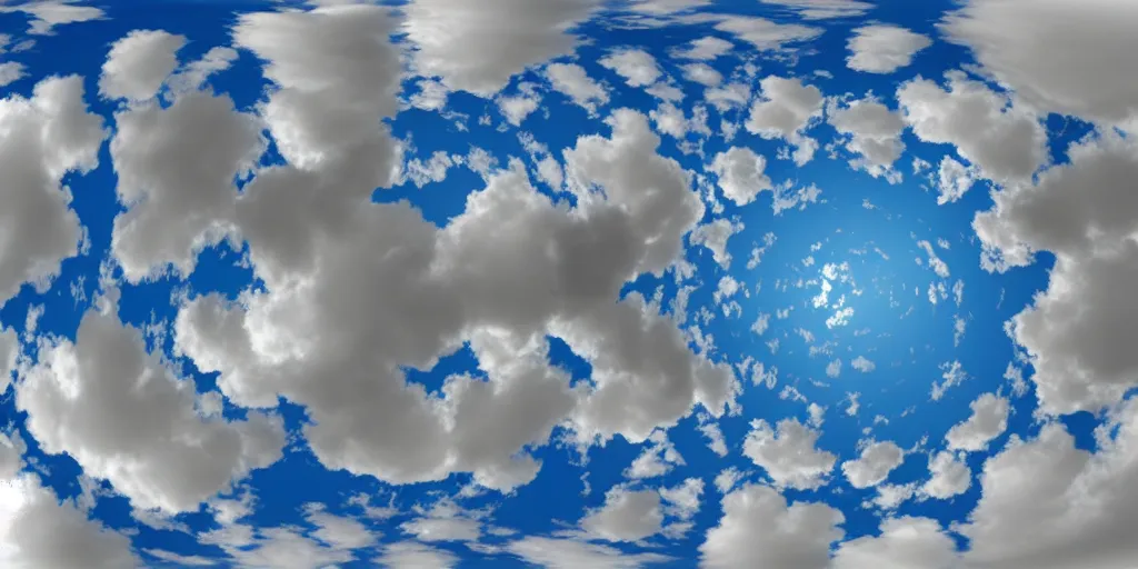 Prompt: sky, equirectangular projection, seamless,