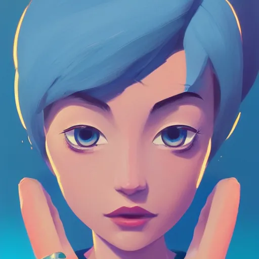 Prompt: face icon stylized minimalist breakfast at tiffany's, loftis, cory behance hd by jesper ejsing, by rhads, makoto shinkai and lois van baarle, ilya kuvshinov, rossdraws global illumination