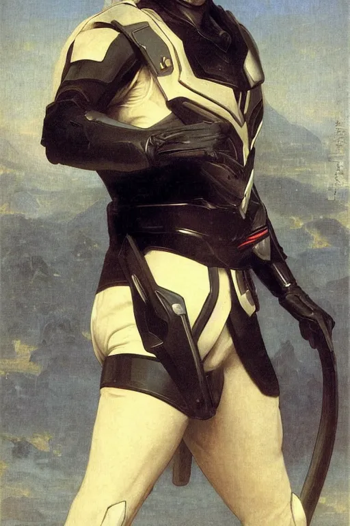 Image similar to portrait of a kamen rider rx, majestic, solemn, by bouguereau