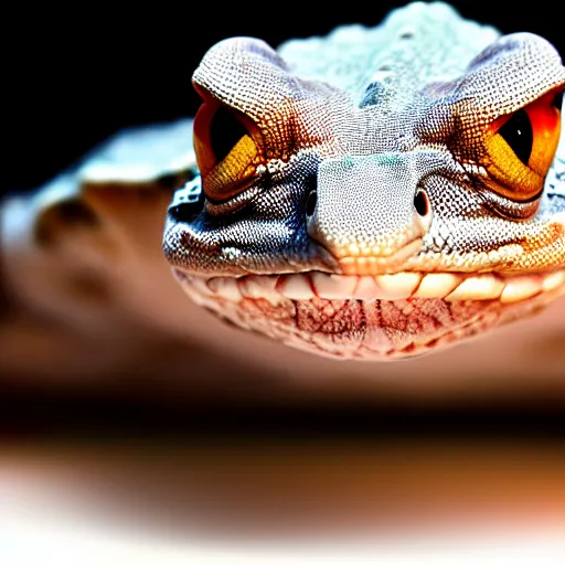 Prompt: angry gecko english gentelman, realism, realistic