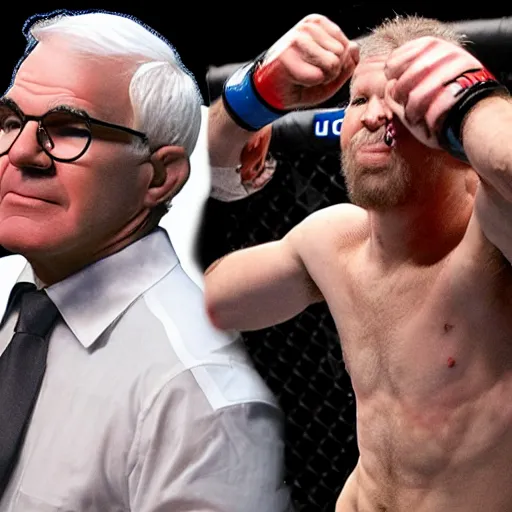 Image similar to steve martin in the ufc