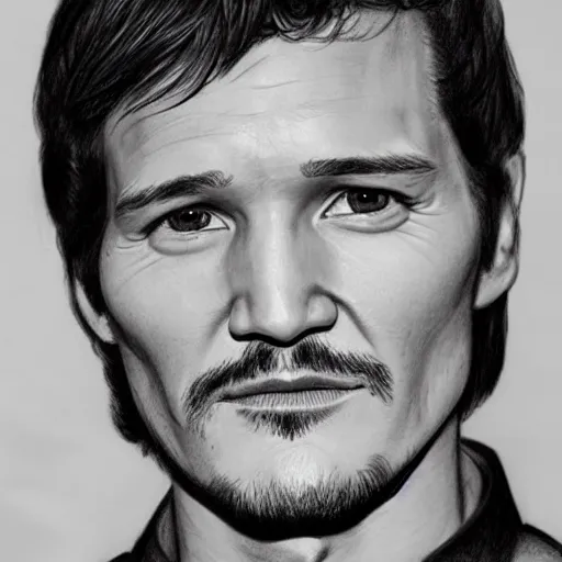 Day 9: Pedro Pascal Got away from markers and paint with this one and fully  went with colored pencil. I wanted to also include the funky…