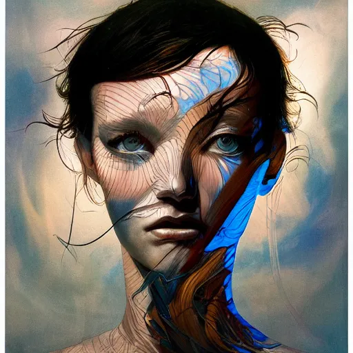 Prompt: citizen portrait soft light painted by james jean and dave mckean and erik jones, inspired by perfect blueanime, smooth face feature, intricate oil painting, high detail illustration, sharp high detail, manga and anime 1 9 9 9