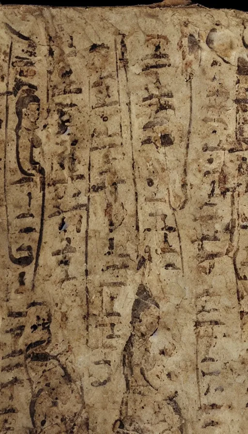 Image similar to ancient scroll reveals the secret to life