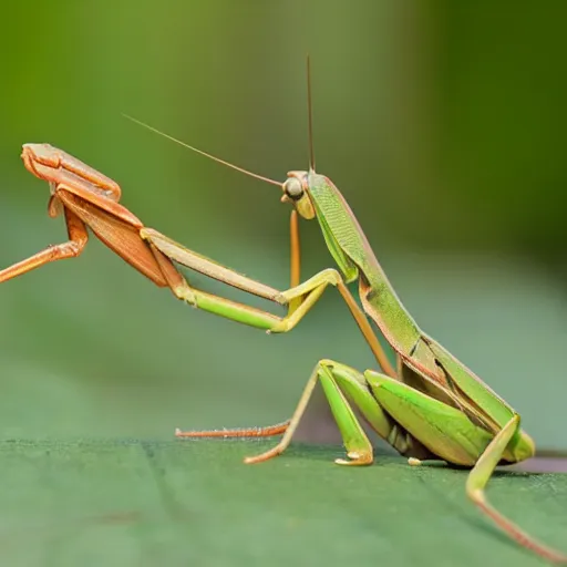 Image similar to a praying mantis