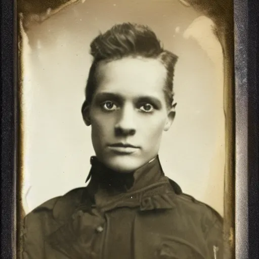 Image similar to tintype photo, teenwolf