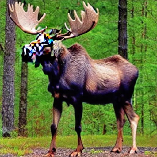 Prompt: moose