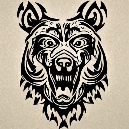 Bear Tattoo: Over 16,974 Royalty-Free Licensable Stock Vectors & Vector Art  | Shutterstock