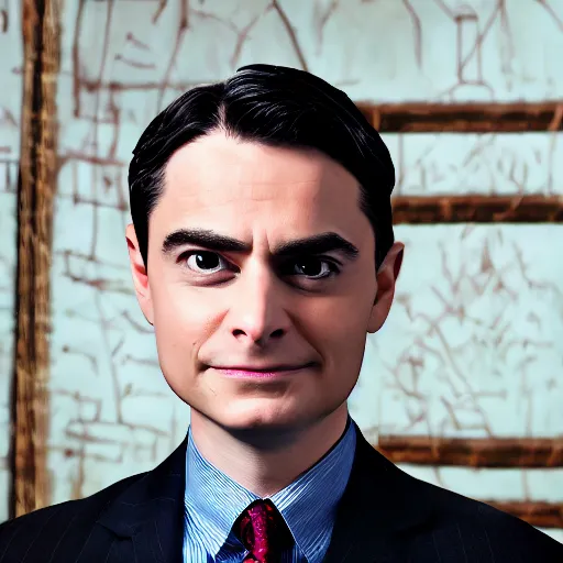 Image similar to ben shapiro as tom riddle in harry potter chamber of secrets , 8k resolution, full HD, cinematic lighting, award winning, anatomically correct