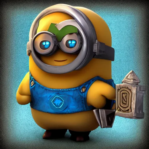 Prompt: mage lord minion 3d