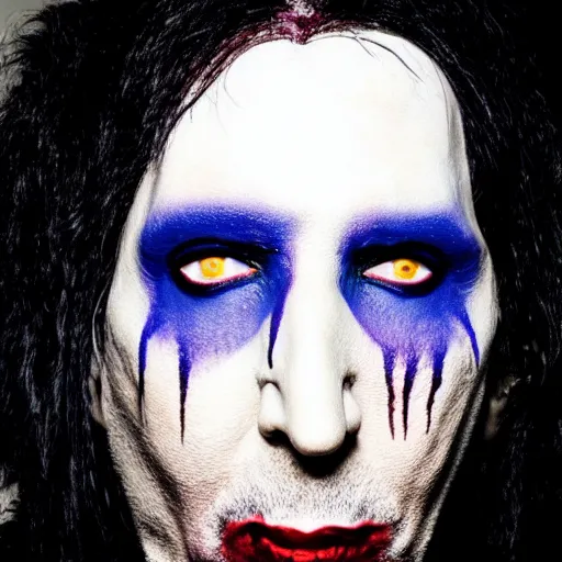 Prompt: marilyn manson as alice cooper