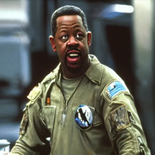 Image similar to martin lawrence starring in ALIENS