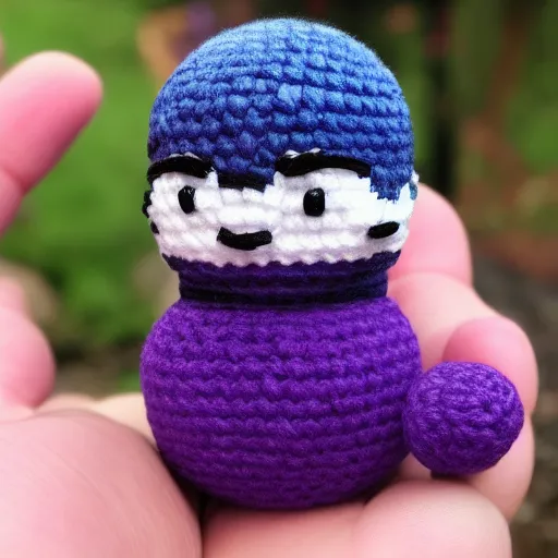 Prompt: Thanos, Amigurumi