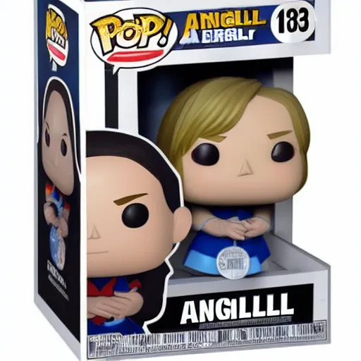 Prompt: angela merkel funko pop