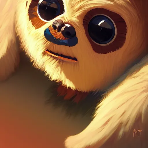 Image similar to face icon stylized minimalist ewoks, loftis, cory behance hd by jesper ejsing, by rhads, makoto shinkai and lois van baarle, ilya kuvshinov, rossdraws global illumination