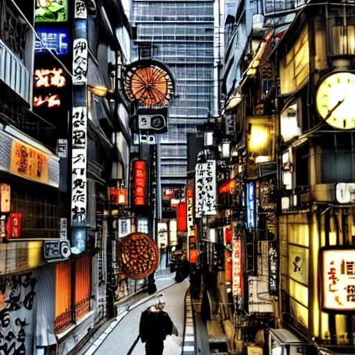 Image similar to tokyo, steampunk style