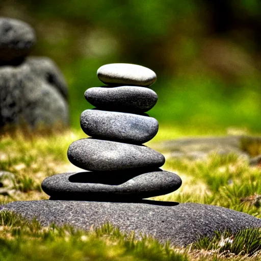 Image similar to zen cairn