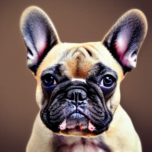 Prompt: crazy french bulldog