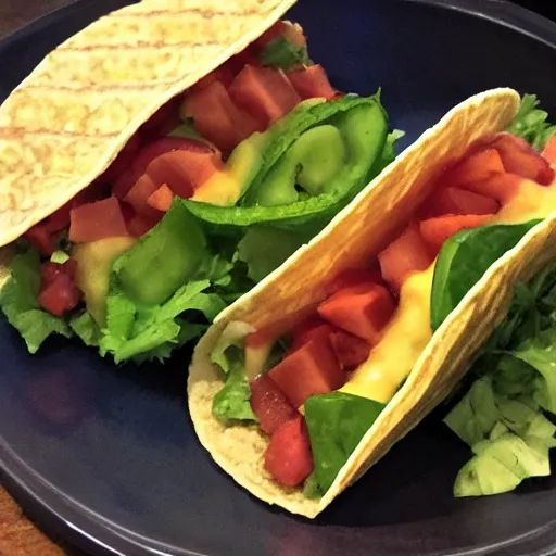 Prompt: bologna taco