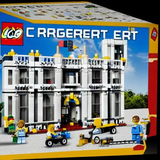 Image similar to mar - a - lago fbi raid lego set