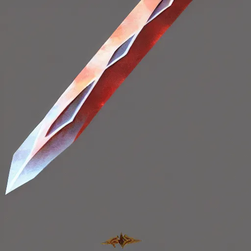 Image similar to low poly cosmic dagger concept art, high detail