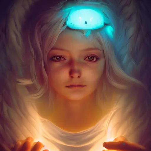 Image similar to The snuggliest snuggles in the world, huggy wuggy from poppy playtime video game, fullbody, ultra high detailed, glowing lights, oil painting, Greg Rutkowski, Charlie Bowater, Beeple, unreal 5, DAZ, hyperrealistic, octane render, RPG portrait, dynamic lighting, fantasy art, beautiful face