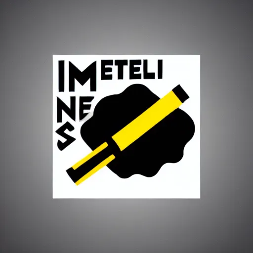 Prompt: a minimalist logo of a meth pipe, simplistic iconography, modern logo