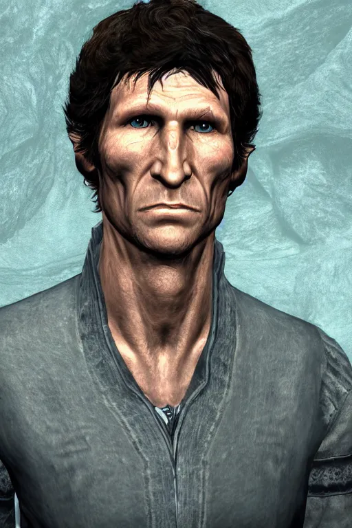 Image similar to Portrait of Todd Howard skyrim