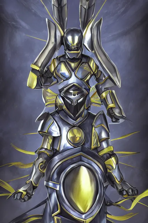 Image similar to helmet armor guardian destiny in witch queen illumination ray tracing hdr fanart arstation by sung choi robot ninja mask and eric pfeiffer and gabriel garza and casper konefal