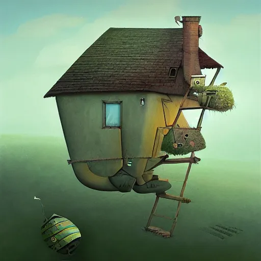 Prompt: lazy man, gediminas pranckevicius