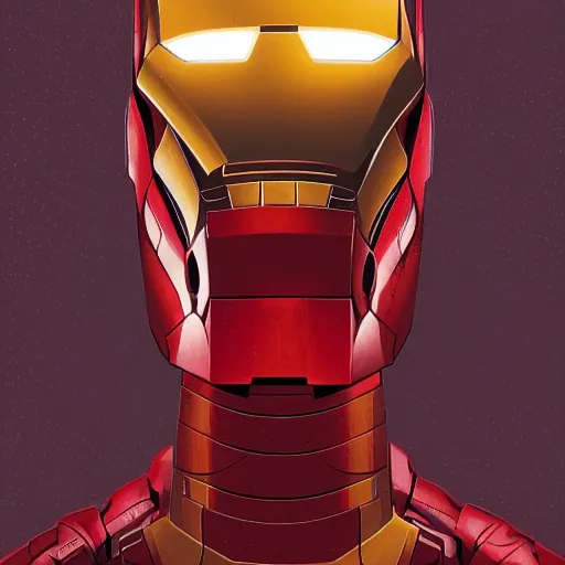 Prompt: Iron man by Feng Zhu and Loish and Laurie Greasley, Victo Ngai, Andreas Rocha, John Harris