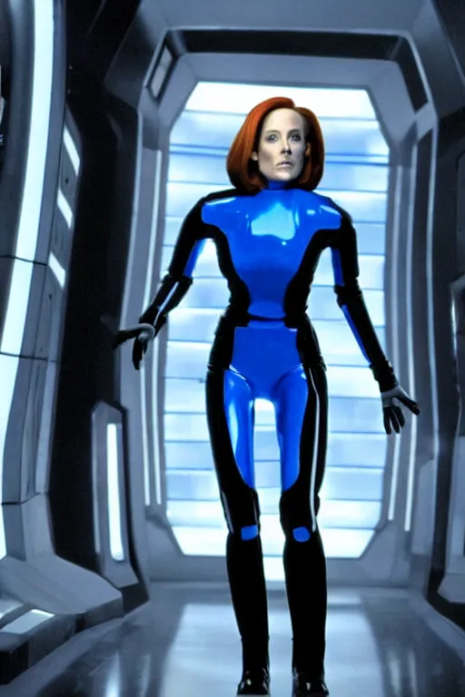 Image similar to dana scully in tron : evolution ( 2 0 1 0 )