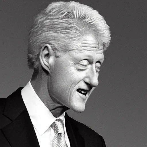 Prompt: Bill Clinton made of ginger root