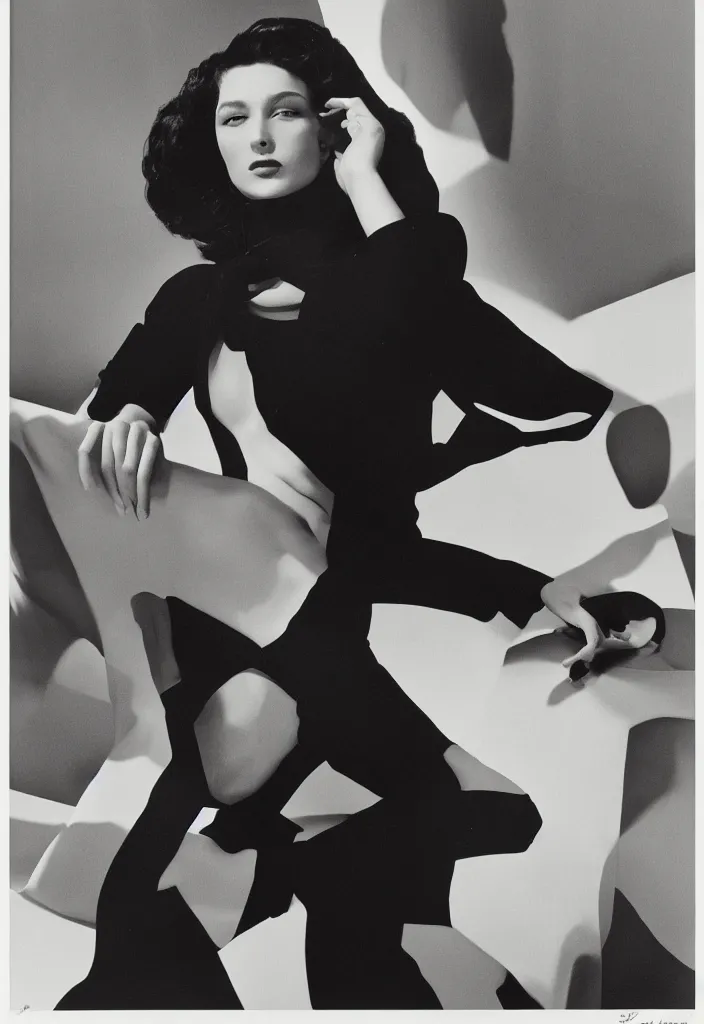Image similar to Yves Saint Laurent advertising campaign portrait