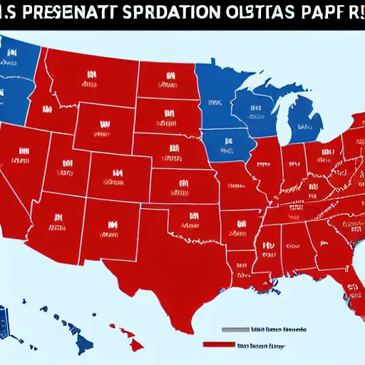 Image similar to us presidential election map