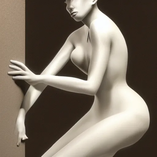 Prompt: gorgeous gynoid donning silk stockings, hyperrealistic, octane, highly detailed,