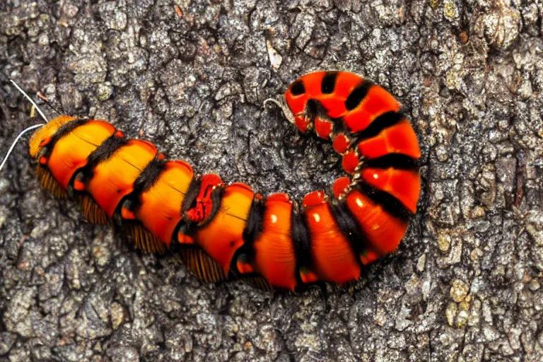 Image similar to hickory horned devil ( regal moth ) caterpillar award winning nature photography