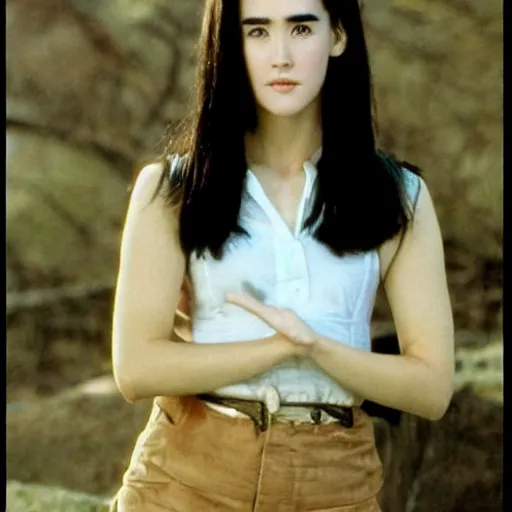 Image similar to face of young Chinese Jennifer Connelly