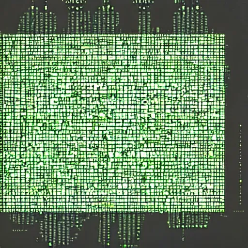 Image similar to tattoo of matrix code, encrypted, 2 4. 0 4. 2 0 1 6, green, hand drawn