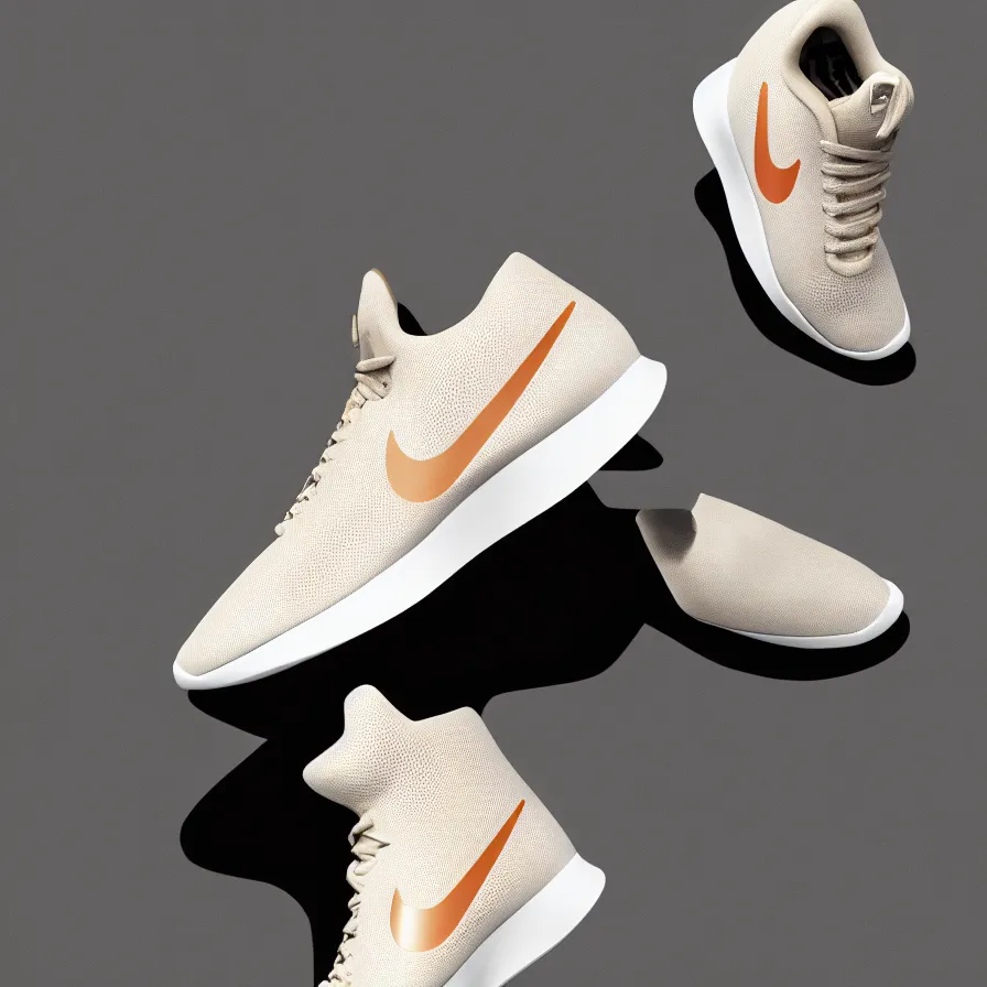 Image similar to single nike sneaker ; designed by c. a. k. e., marc newsom, zaha hadid, blond ltd, layer design ; natural materials ; industrial design ; behance ; le manoosh ; pinterest ; if design award ; reddot design award