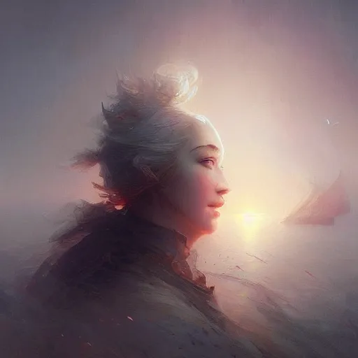 Image similar to I woke up in a world that had fragments of you. intricate, elegant, sharp focus, illustration, highly detailed, digital painting, concept art, matte, art by WLOP and Artgerm and Aleksi Briclot and Ivan Aivazovsky, masterpiece