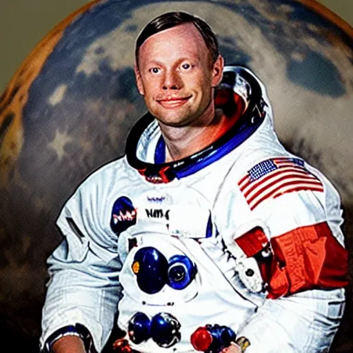 Image similar to neil armstrong as a dog