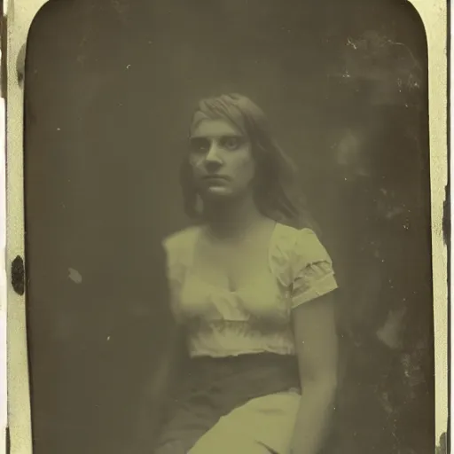 Prompt: tintype photo, female in a cage, underwater, jellyfish