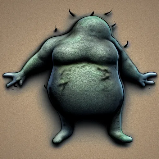 Image similar to living blob made out of acid, hd